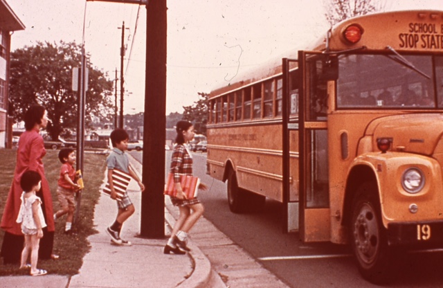 Children go to summer school June 1975 Photograph Courtesy of Thuy Dinh