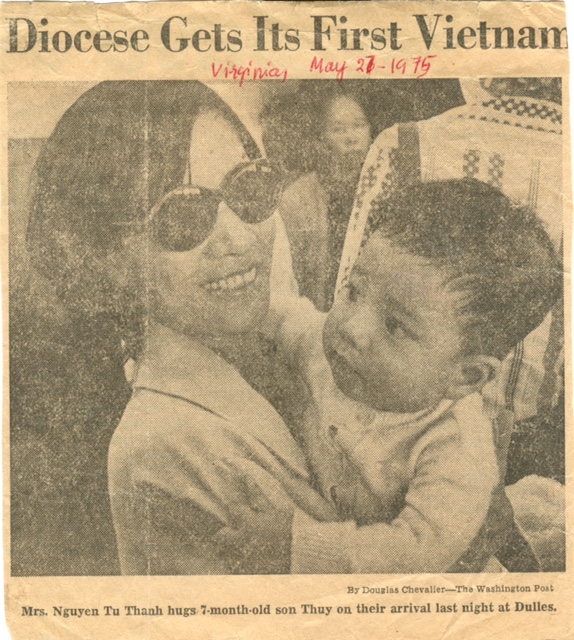 Family Arrival to Washington DC  Photograph Courtesy of Thuy Dinh